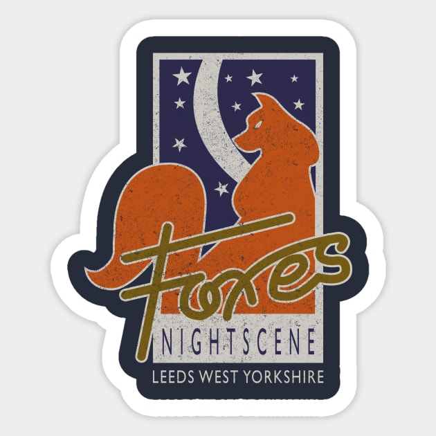 vintagenight club in Leeds England Sticker by BOEC Gear